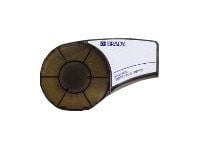 Brady WorkHorse Series B-430 - Polyester - blank - permanent akryl-adhesiv - 76 mikroner - svart på blank - Rull (0,635 cm x 6,4 m) 1 rull(er) merk...