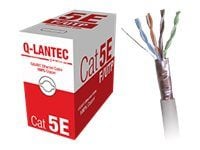 ALANTEC Q-LANTEC - Irtokaapeli - 305 m - taitettu suojaamaton kierretty parikaapeli (F/UTP) - CAT 5e - kiinteä - vaaleanharmaa