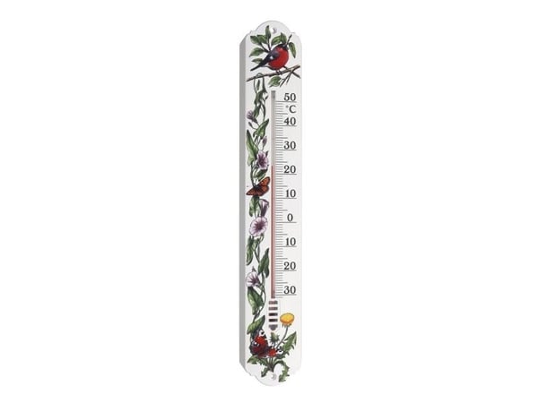 TFA-Dostmann 12.3040.20, Væskebasert miljøtermometer, Inne/Ute, Hvit, Plast, Vegg, °C