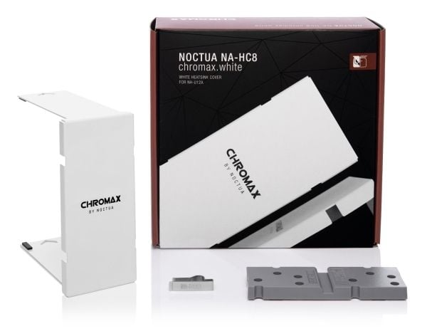 Noctua NA-HC8, Monteringsplate, Hvit, 175 mm, 75 mm, 195 mm, 241 g