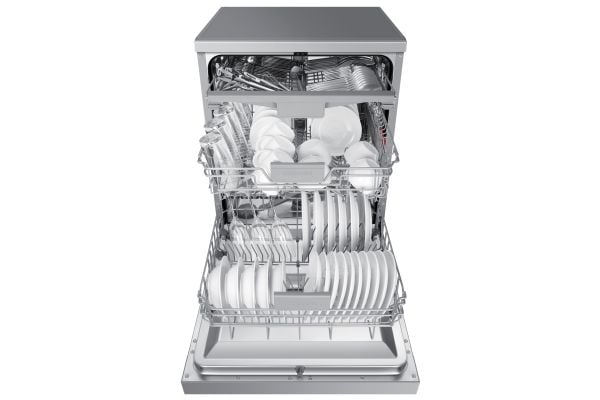 Samsung DW60CG550FSRET, Frittstående, Full størrelse (60 cm), Rustfritt stål, Rustfritt stål, Knapper, LED
