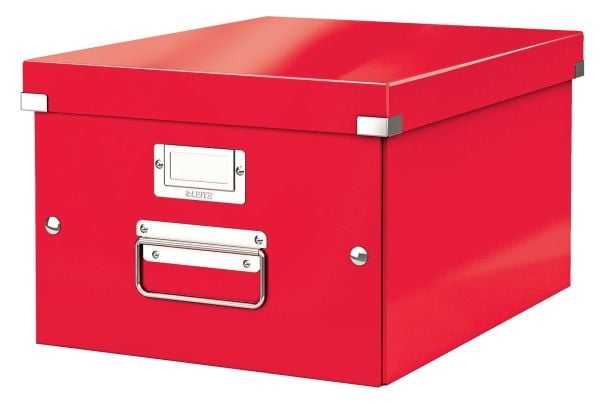 Leitz Click & Store WOW - Lagerboks - medium - for A4 (210 x 297 mm) - rød