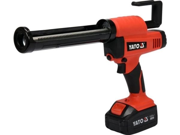 YATO SILIKONI- JA LIIMAPISTOOLI 18V + AKKU.