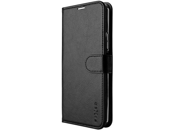 FIXED Opus - Vikbart fodral för mobiltelefon - konstläder - svart - för Xiaomi 13T, 13T Pro