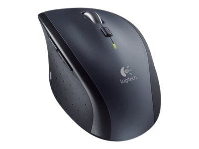 Logitech M705 - Mus - högerhänt - laser - 7 knappar - trådlös - 2.4 GHz - trådlös USB-mottagare - silver
