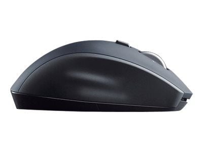 Logitech M705 - Mus - högerhänt - laser - 7 knappar - trådlös - 2.4 GHz - trådlös USB-mottagare - silver