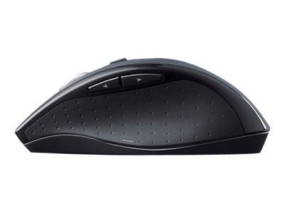 Logitech M705 - Mus - högerhänt - laser - 7 knappar - trådlös - 2.4 GHz - trådlös USB-mottagare - silver