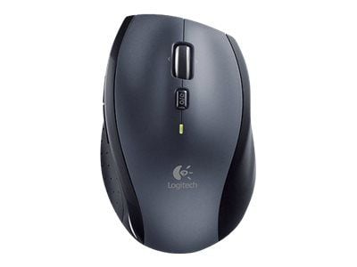 Logitech M705 - Mus - högerhänt - laser - 7 knappar - trådlös - 2.4 GHz - trådlös USB-mottagare - silver