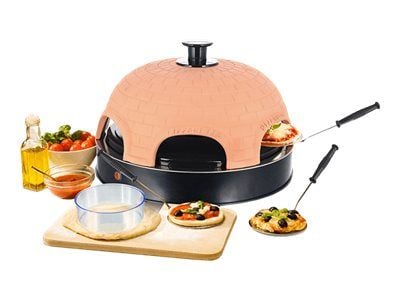 Emerio PO-115984 Pizzarette - Pizzaovn - 1.2 kW - terrakottaoransje
