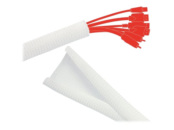 LTC PRO CABLE TUBE - Kabelisolering - 25 m - vit