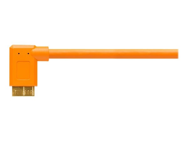 Tether Tools CU61RT15-ORG, 4,6 m, USB A, Micro-USB B, USB 3.2 Gen 1 (3.1 Gen 1), 5000 Mbit/s, Oranssi