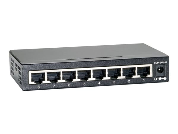 LevelOne GEU-0822 - Switch - 8 x 10/100/1000 - stasjonær