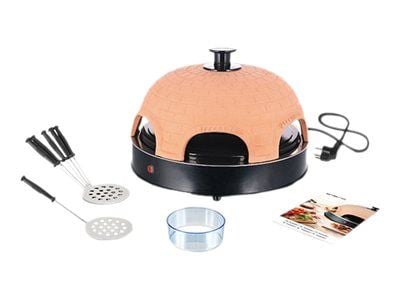 Emerio PO-115984 Pizzarette - Pizzaovn - 1.2 kW - terrakottaoransje