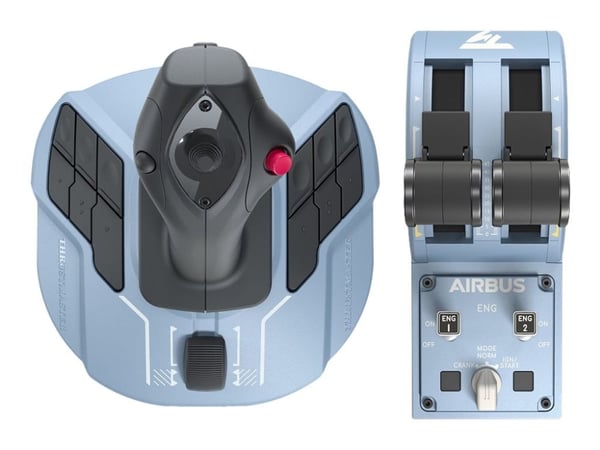 Thrustmaster Civil Aviation (TCA) Officer Pack Airbus Edition - Joystick og gasspedal - kablet - for PC