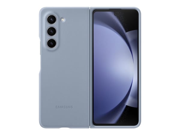 Samsung EF-VF946 - Skyddsfodral vikbart fodral för mobiltelefon - eco-läder - isblå - för Galaxy Z Fold5