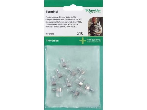SCHNEIDER ELECTRIC Thorsman skarvmuff 2,5 mm² -10 st.