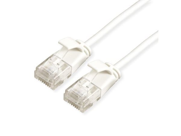 ROLINE GREEN 21.44.0978, 0,15 m, Cat6a, U/UTP (UTP), RJ-45, RJ-45, Hvit