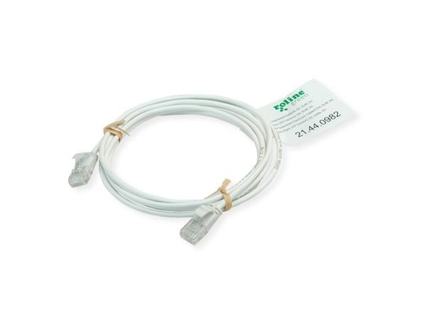 ROLINE GREEN 21.44.0978, 0,15 m, Cat6a, U/UTP (UTP), RJ-45, RJ-45, Hvit