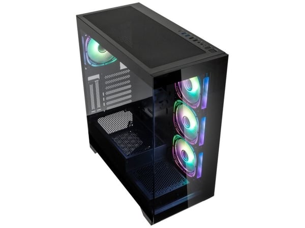 Kolink Unity Peak - - sidepanel med vindu - ingen strømforsyning - USB/lyd