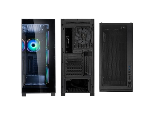 Kolink Unity Peak - - sidepanel med vindu - ingen strømforsyning - USB/lyd