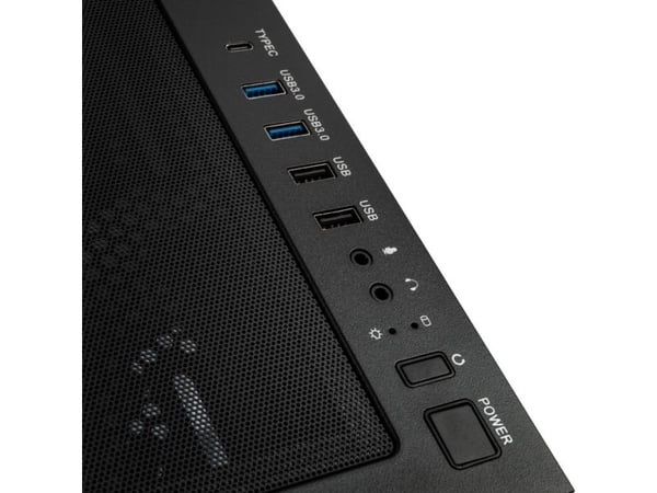 Kolink Unity Peak - - sidepanel med vindu - ingen strømforsyning - USB/lyd
