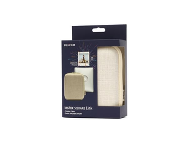 Fujifilm instax Square Link Printer Case vävda elfenben