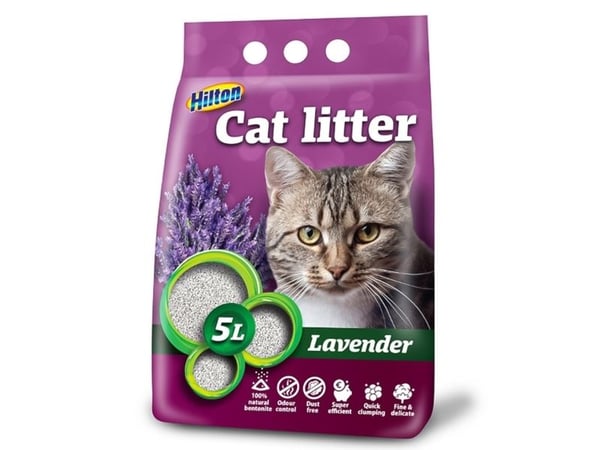 Kattströ Hilton Lavendel 5 l