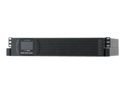 Online USV X1500R - UPS (kan monteres i rack) - AC 230 V - 1500 watt - 1500 VA - 9 Ah - RS-232, USB - utgangskontakter: 8 - 2U - 19"