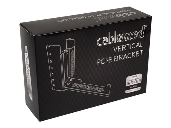 CableMod - PCIe-korttikiinnike - musta