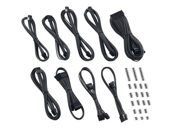 CableMod Classic ModMesh C-Series AXi, HXi & RM Cable Kit - Strømkabelsett - karbon