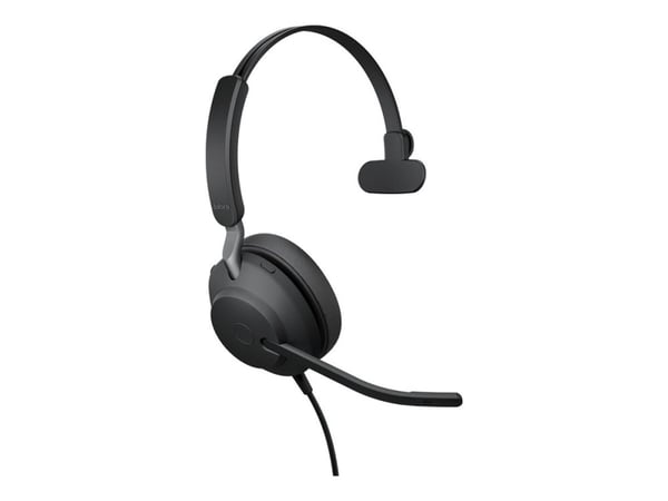 Jabra Evolve2 40 UC Mono - Hodesett - on-ear - konvertibel - kablet - USB-A - lydisolerende