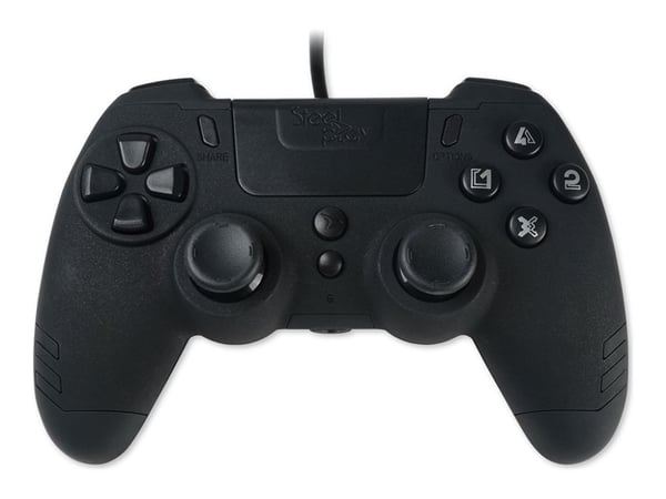Steelplay Slim Pack - Gamepad - kabling - ibenholtsort - PC:lle, Sony PlayStation 3:lle, Sony PlayStation 4:lle