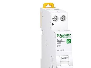 SCHNEIDER ELECTRIC Resi9 XP MCB/automatsikring 1PN C-karakteristik 10A 6kA 18mm