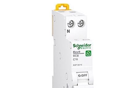 SCHNEIDER ELECTRIC Resi9 XP MCB/automatsikring 1PN C-karakteristik 16A 6kA 18mm