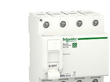 Resi9 XP RCD/HPFI vikavirtasuojakytkin 4P 40A 30mA luokka A 72mm 72mm
