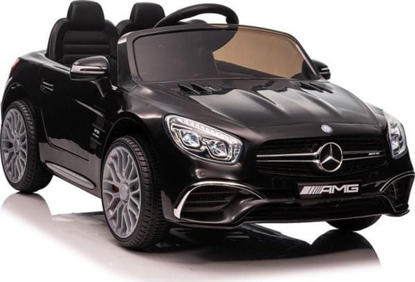 Lean Cars batteridriven bil Mercedes SL65 S svart lackerad LCD