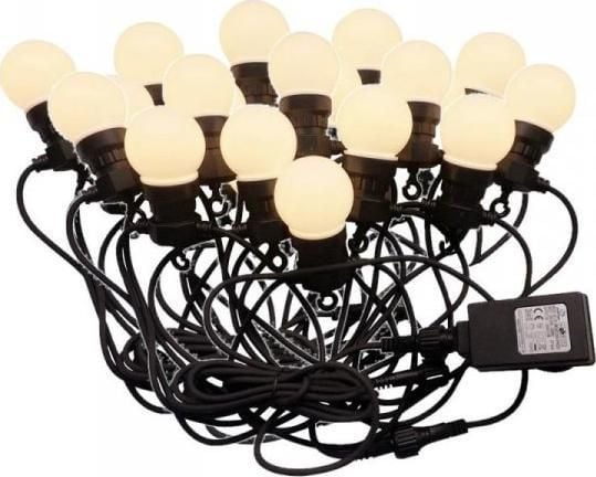 V-TAC V-TAC Hagekrans (tau) LED 10 meter 20 pærer 0,5W IP44 VT-70520 3000K 600lm