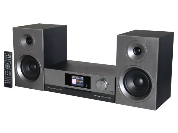 Soundmaster ICD5000SW, Hjemmelydtårnsystem, Aluminium, Grå, Front, 50 W, 2-veis, DAB+, FM