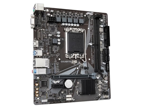 Gigabyte H610M H V2 - 1.0 - hovedkort - micro ATX - LGA1700-sokkel - H610 Chipset - USB 3.2 Gen 1 - Gigabit LAN - innbygd grafikk (CPU kreves) - HD...