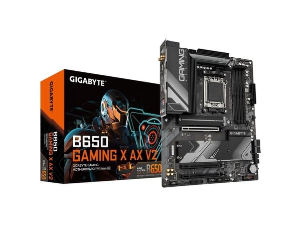 Gigabyte B650 GAMING X AX V2 - 1.X - hovedkort - ATX - Socket AM5 - AMD B650 Chipset - USB-C 3.2 Gen2, USB 3.2 Gen 2, USB 3.2 Gen 1, USB-C 3.2 Gen ...