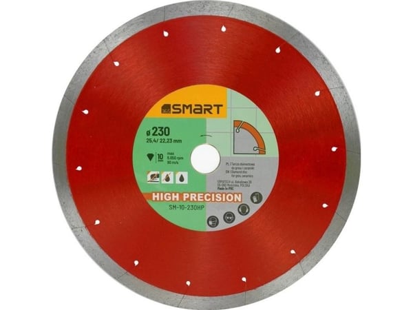 Smart høypresisjon 230 mm smart diamantblad