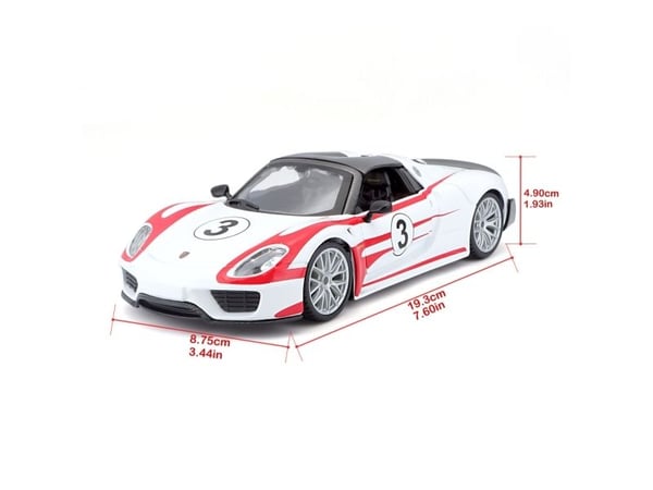 Bburago Bburago 1:24 Porsche 918 Spyder Weissach - 15628009