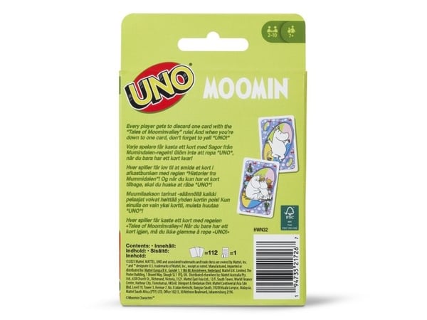 UNO Moomin - card game