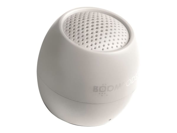 Boompods Zero - Högtalare - för bärbar användning - trådlös - Bluetooth - vit