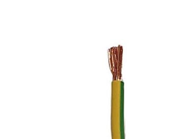 Kabel H07Z-K HF 90° 1G10 mm² gul/grønn T500 Kabel H07Z-K HF 90° 1G10 mm² gul/grønn T500