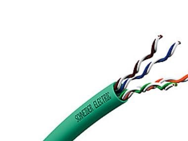 Actassi uskærmet datakabel - Cat 5e, U/UTP, 2x4P, CL-C, 155 MHz, 500 m, Dca, Grøn, B - (500 meter)