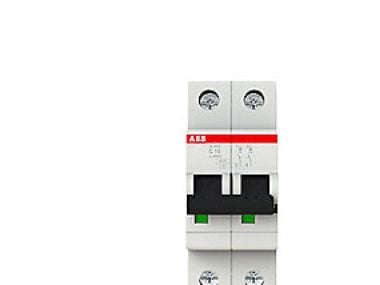ABB Automaattisulake C 13A, 2-napainenC-ominaisuus6kA oikosulkukapasiteetti230/400V AC, 36 mm leveä