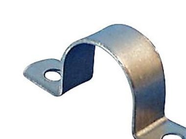 NKT kabelbygel nr. 8, 2 flikar, håldiameter Ø5 mm, halvhårt bandstål, varmförzinkad (200 st.)