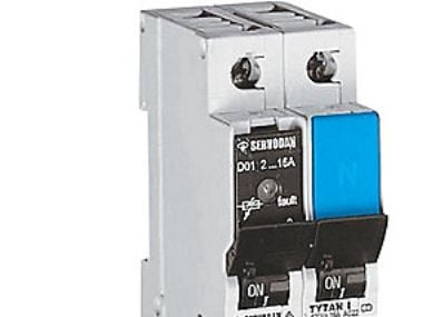 NIKO Ryhmäkytkin TYTAN I1P+N, 2-16A, 230V ACdin-kisko, leveys 36 mm