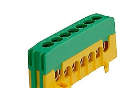 Maadoitusliitin PE12-F2, 12 x 16 mm², vihreä/keltainen